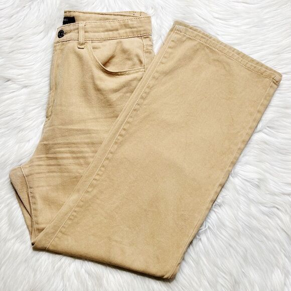 Forever 21 Wide Straight Leg Grunge Jeans Brown Size 29 - Picture 2 of 8